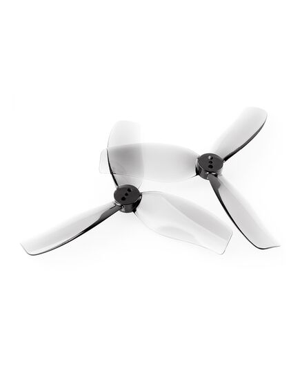 Пропеллеры HQProp DT90MMX3 3-лопастные (Серый) (Вал 1,5 мм) (2CW+2CCW), изображение 2