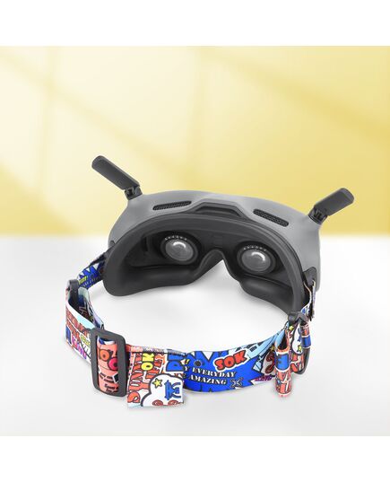 Ремешок на голову для очков DJI Goggles 2 / FPV Goggles V2 (SunnyLife), Цвет: Синий, изображение 3