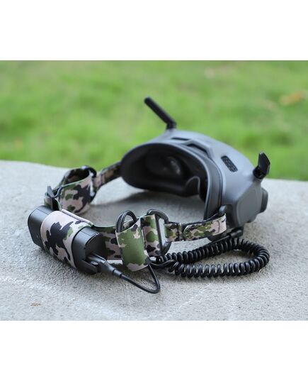 Ремешок на голову для очков DJI Goggles 2 / FPV Goggles V2 (SunnyLife), Цвет: Камуфляж, изображение 4