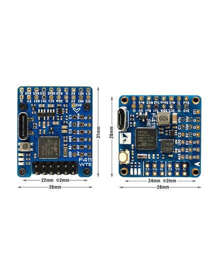 Полётный контроллер MATEKSYS F411-WTE, изображение 7