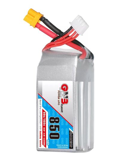 Аккумулятор GNB 850мАч 3S 80C LiPo (XT30), изображение 3