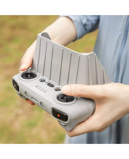 Силиконовый чехол-шторка пульта DJI RC (SunnyLife), Версия: С козырьком, Цвет: Серый, изображение 3