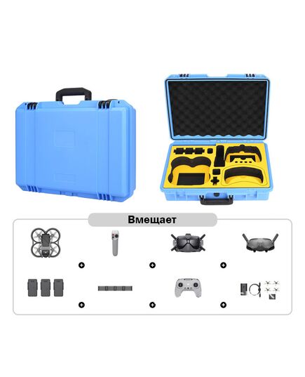 Защитный кейс DJI Avata, Цвет: Голубой, изображение 2