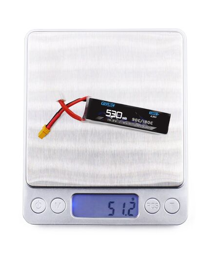 Аккумулятор GEPRC 530мАч 4S 90C LiHV (XT30), изображение 4