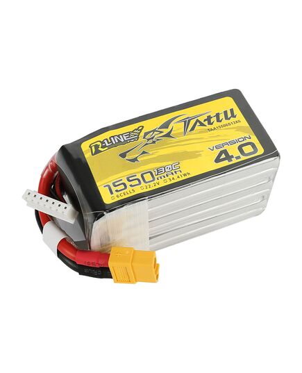 Аккумулятор Tattu R-Line V4.0 1550мАч 6S 130C LiPo (XT60), изображение 2