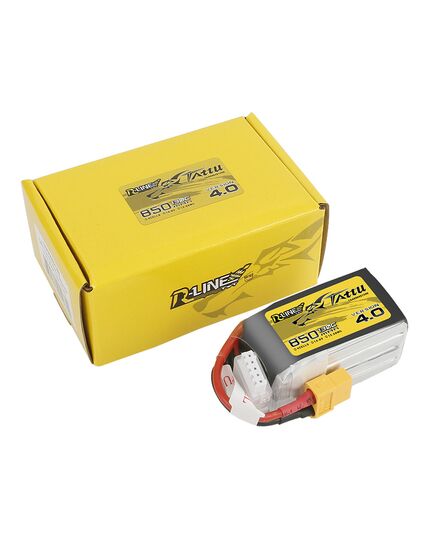 Аккумулятор Tattu R-Line V4.0 850мАч 4S 130C LiPo (XT60), изображение 5