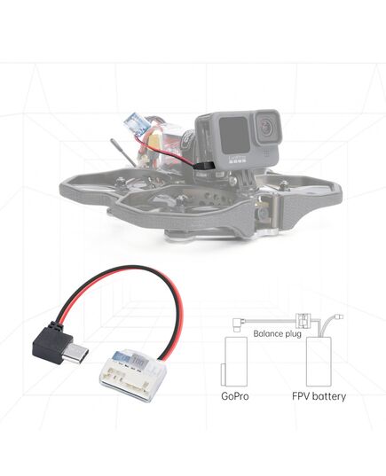 Кабель питания USB Type-C 5 В от балансировочного разъёма (iFlight), изображение 2