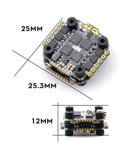 Стек Flywoo Goku F405 Nano 16x16 (FC + 13A ESC) (MPU6000 / BMI270), Версия: BMI270, изображение 3