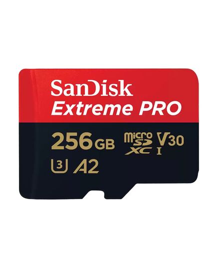 Карта памяти 256Gb SanDisk Extreme Pro microSDXC Class 10 UHS-I U3 V30 A2, Производитель: SanDisk, Версия: Extreme Pro, Объём памяти: 256 Гб, Комплектация: только карта