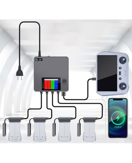 Зарядное устройство 6 в 1 DJI Mini 3 / Mini 3 Pro / Mini 4 Pro (YX), изображение 3