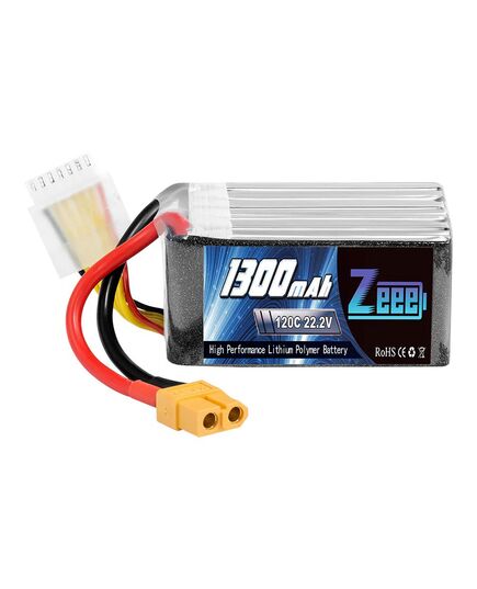 Аккумулятор Zeee 1300мАч 6S 120C LiPo (XT60)