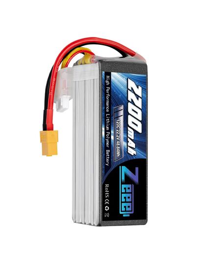 Аккумулятор Zeee 2200мАч 6S 120C LiPo (XT60), изображение 2