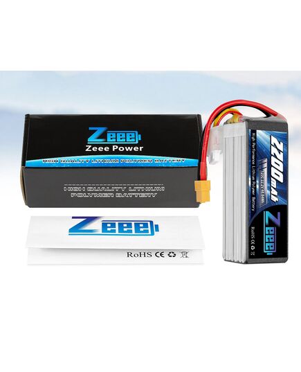 Аккумулятор Zeee 2200мАч 6S 120C LiPo (XT60), изображение 5