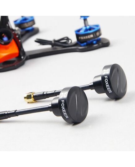 Антенна Foxeer Pagoda PRO 5,8 ГГц (RHCP) (Long) (Чёрный), Разъём: RP-SMA, Длина: 86 мм, изображение 2