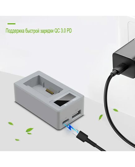 Зарядное устройство USB DJI Mini 3 / Mini 3 Pro / Mini 4 Pro (LED дисплей) (YX), изображение 2