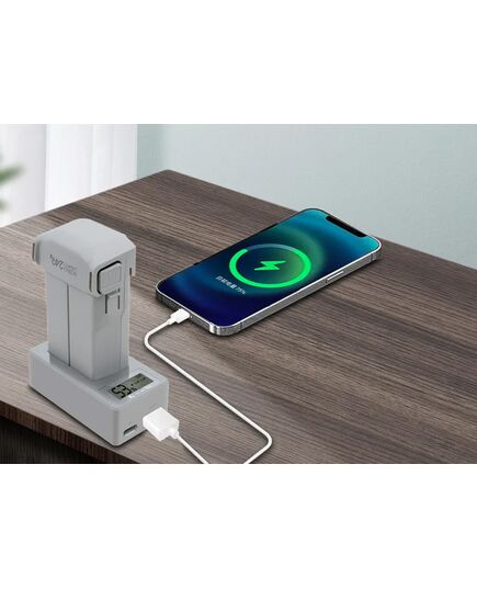 Зарядное устройство USB DJI Mini 3 / Mini 3 Pro / Mini 4 Pro (LED дисплей) (YX), изображение 3