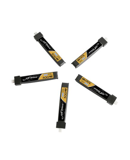 Аккумуляторы Tattu 300мАч 1S 75C LiHV (BT2.0) (5 шт.), изображение 2