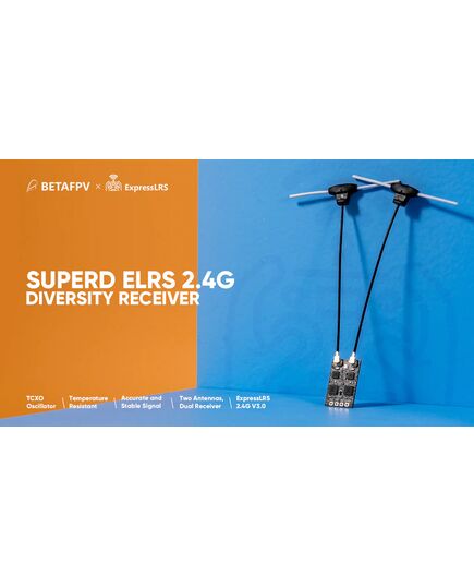 Diversity приёмник BETAFPV SuperD ELRS (2,4 ГГц), изображение 5