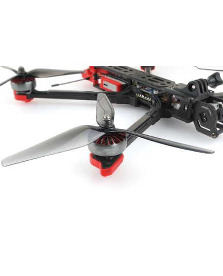 Пропеллеры HQProp DP7X3.5X3 3-лопастные (Серый) (M5) (2CW+2CCW), изображение 3