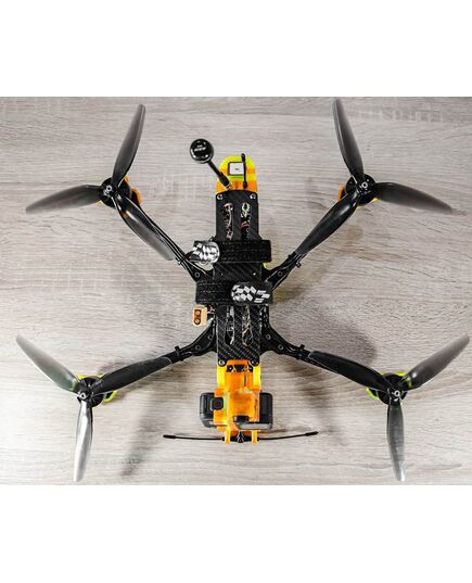 Пропеллеры HQProp DP7X4X3 3-лопастные (Серый) (M5) (2CW+2CCW), изображение 2