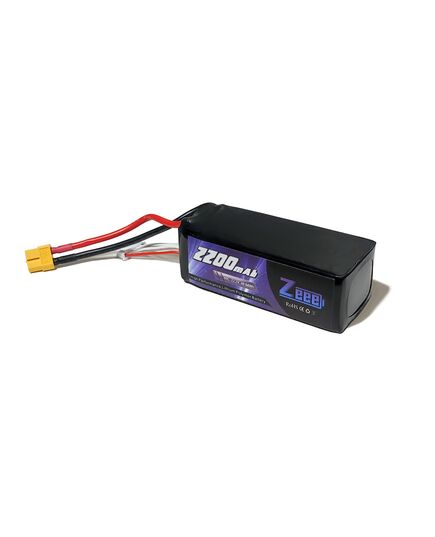 Аккумулятор Zeee 2200мАч 6S 80C LiPo (XT60), изображение 2