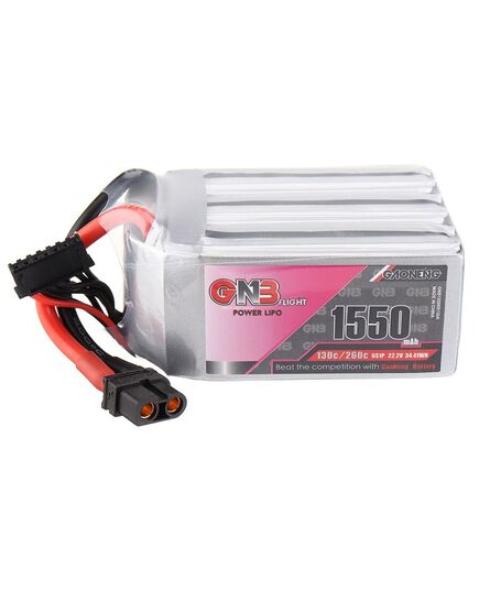 Аккумулятор GNB 1550мАч 6S 130C LiPo (XT60)