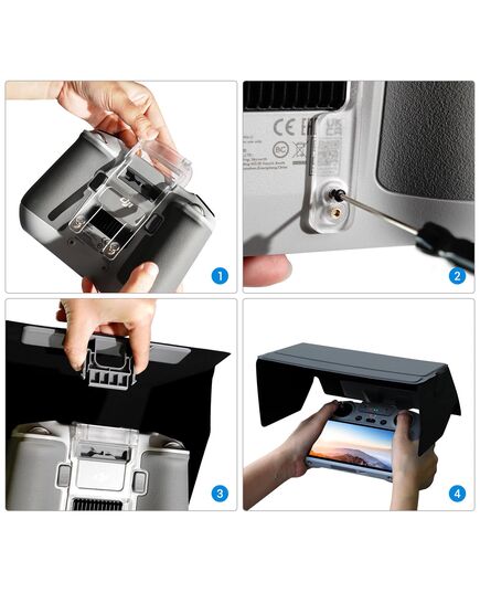 Солнцезащитный козырек (бленда) пульта DJI RC 1 (CYNOVA), изображение 6