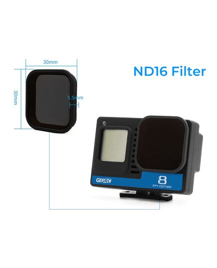 Нейтральный фильтр ND16 Naked GoPro HERO8 (GEPRC), изображение 4