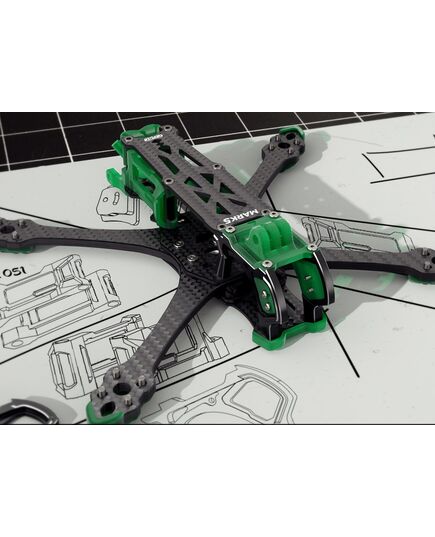 Рама GEPRC GEP-MK5X / GEP-MK5D O3 Pro, Версия: DeadCat, Цвет: Зелёный, изображение 7