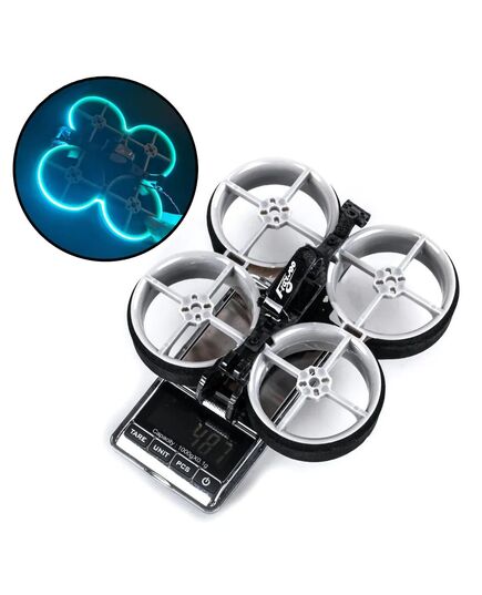 Рама квадрокоптера CineRace20 V1.2 Neon Led (Серый) (Flywoo), изображение 2