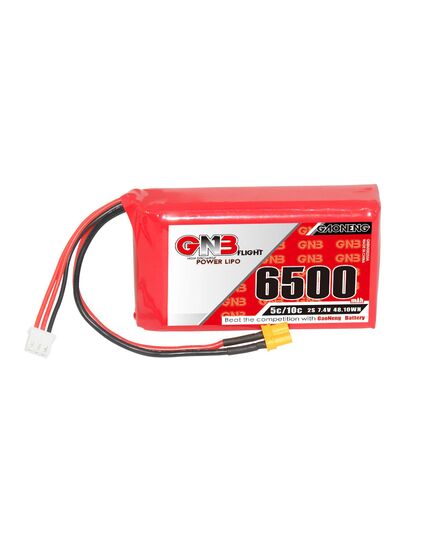 Аккумулятор GNB 6500мАч 2S 5C LiPo для Radiomaster Boxer (XT30), изображение 3