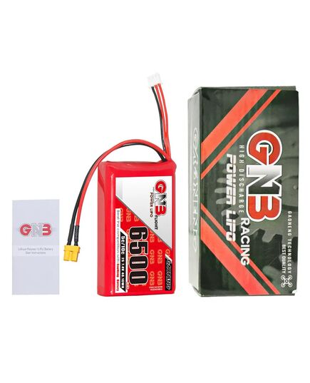 Аккумулятор GNB 6500мАч 2S 5C LiPo для Radiomaster Boxer (XT30), изображение 6
