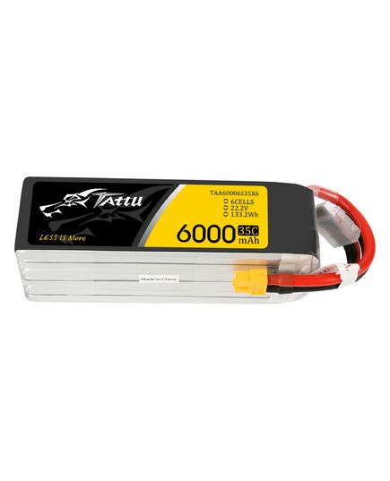 Аккумулятор Tattu 6000мАч 6S 35C LiPo (XT60)