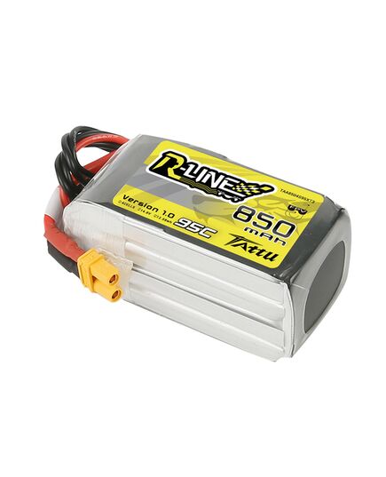 Аккумулятор Tattu R-Line V1.0 850мАч 4S 95C LiPo (XT30), изображение 2