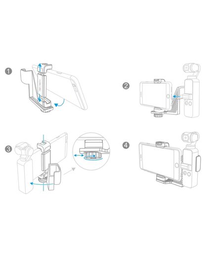 Держатель смартфона DJI Osmo Pocket 1 (PGYTECH P-18C-027), изображение 4