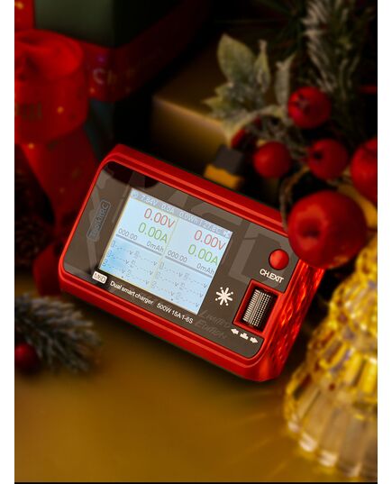 Зарядное устройство ToolkitRC M6D, Цвет: Новогодний, изображение 9