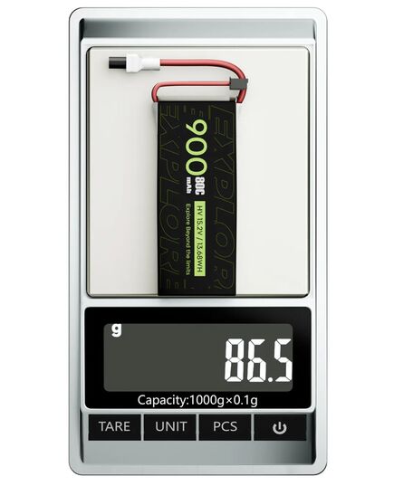 Аккумулятор Flywoo Explorer 900мАч 4S 80C LiHV (XT30), изображение 4