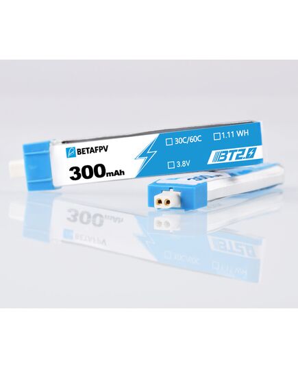 Аккумуляторы BETAFPV 300мАч 1S 30C LiHV (BT2.0), Комплектация: 1 шт., изображение 4