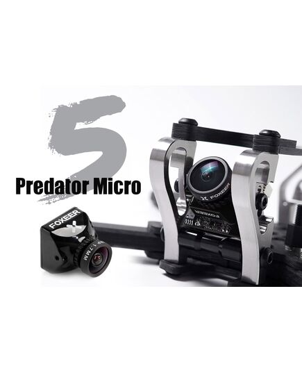 FPV Камера Foxeer Micro Predator 5 (Full Case), Версия: Micro, Цвет: Чёрный, изображение 4