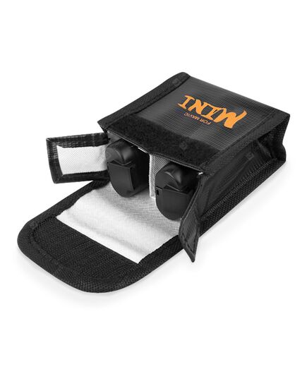 Огнеупорный чехол для двух аккумуляторов DJI Mavic Mini / Mini 2 / Mini SE / Mini 2 SE (SunnyLife), Версия: для 2 аккумуляторов